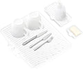 Silicone Dish Drying Mat for Kitchen Counter, Dish Drying Pad, Non-Slip Drain by COPLIB