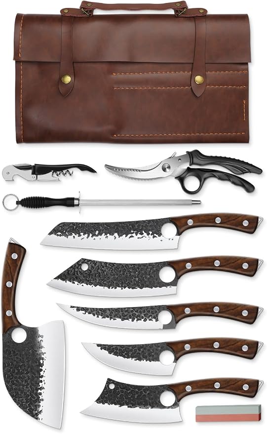 Purple Dragon Butcher Knife Set - Image 7