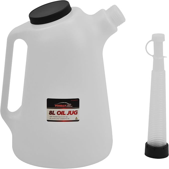 Oil Dispenser, 8 Quart, Translucent, Bottle - Image 7