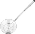 Hiware Solid Stainless Steel Spider Strainer Skimmer Ladle, Kitchen Utensils by HIWARE