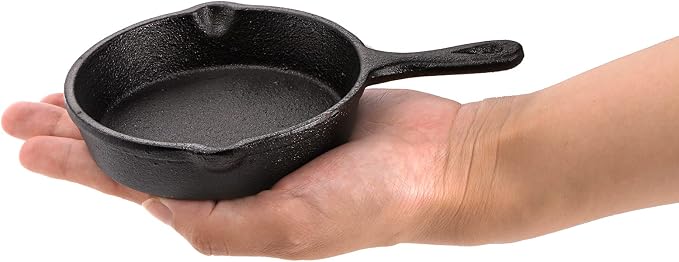 Hiceeden 4 Pack Mini Cast Iron Skillet, Grill Safe, Indoor and Outdoor Use - Image 3