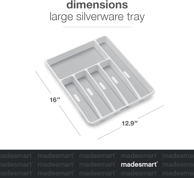 madesmart Classic Large Silverware Tray - Image 5