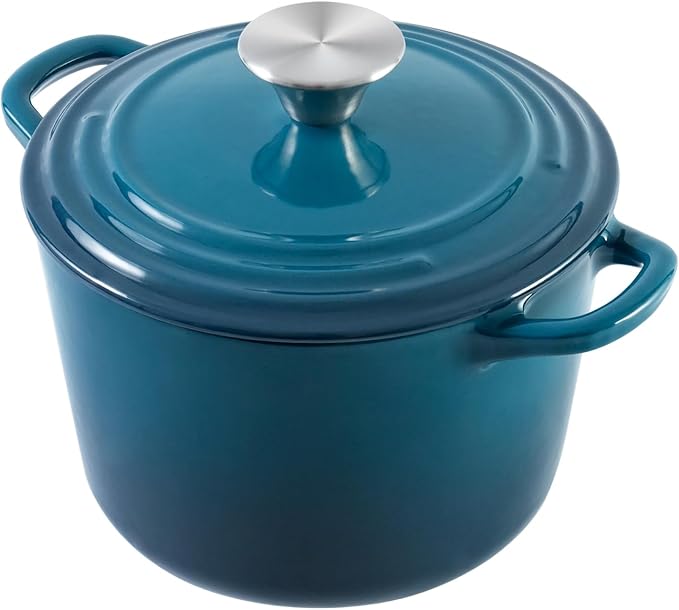Flavehc Dutch Oven Pot with Lid 2.8 qt Cast Iron Dutch Oven - Image 8