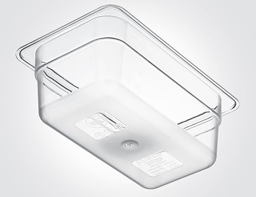 CURTA 6-Pack 1/4 Size 4" Deep NSF Polycarbonate Food Pans | Dishwasher & - Image 3