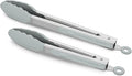 2 Pack Silicone Kitchen Tongs – 9" & 12" Set, Heat Resistant up to 500°F by ALLWIN-HOUSEWARE