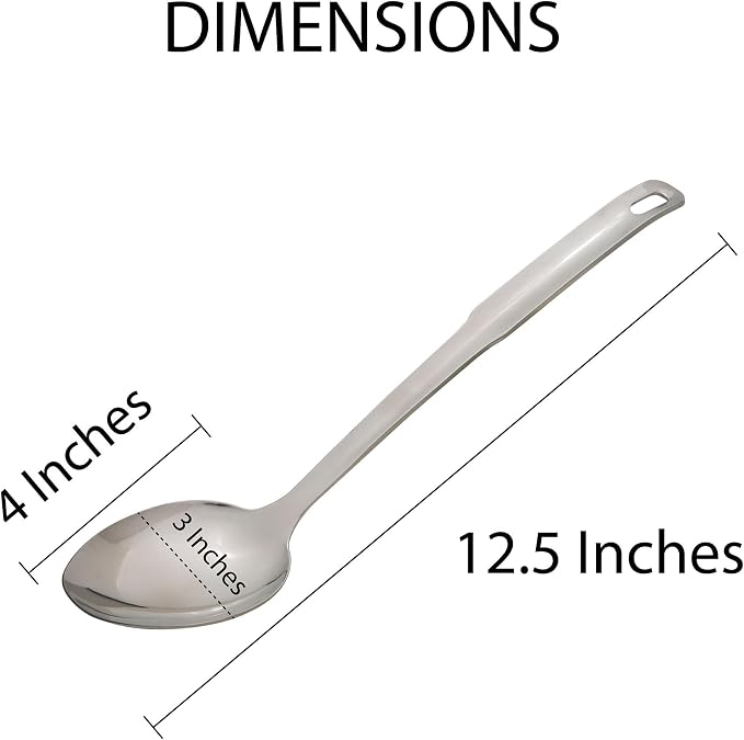 HIC Kitchen Solid Serving Spoon - Image 6