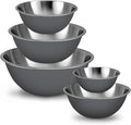WHYSKO Meal Prep Stainless Steel Mixing Bowls Set, Refrigerator, and Kitchen by WHYSKO