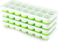 Ice Cube Trays 4 Pack, Airabc Silicone Ice Cube Trays by AlwaysMeetAllYourIceMakingNeeds