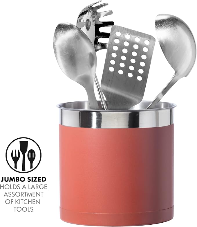 OGGI Stainless Steel Jumbo Utensil Holder - Image 3
