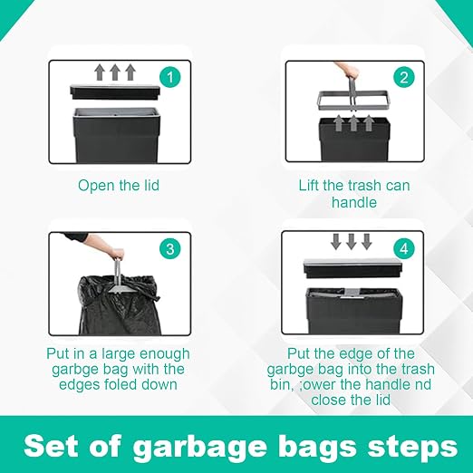 BestOffice 13 Gallon Trash Can Automatic Kitchen Trash Can Touch Free - Image 6