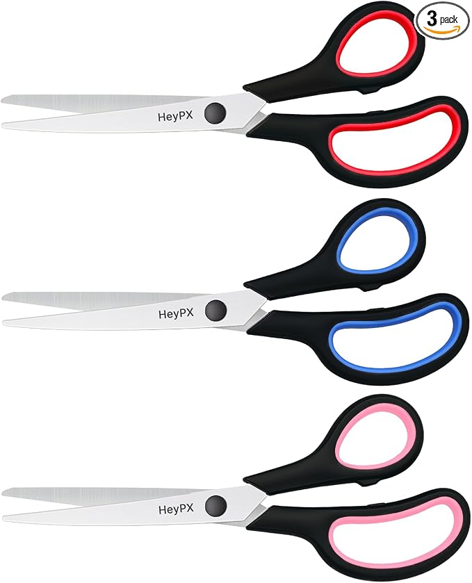 3-Pack 8.5" Ultra Sharp Stainless Steel Scissors by Unknown