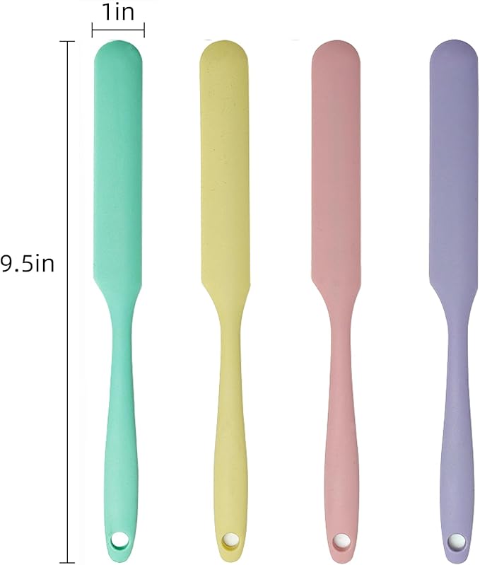 4 Pcs Silicone Jar Spatula Set - Image 6