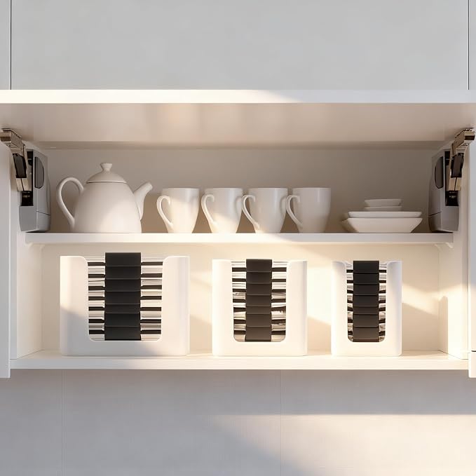 Food Container Lid Organizer for Rubbermaid Brilliances nap-on lids, Food - Image 5