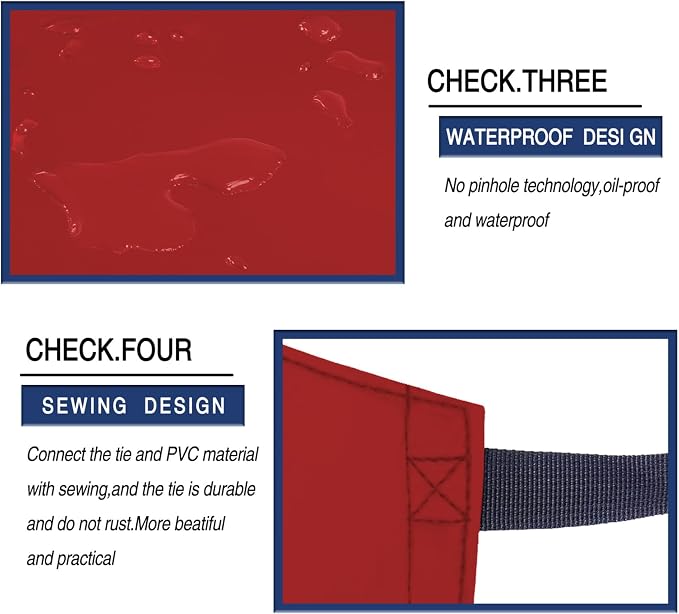 Homsolver Heavy Duty Vinyl Waterproof Apron - Image 5
