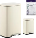 happimess HPM1006F Connor Rectangular 13-Gallon Trash Can by Happimess