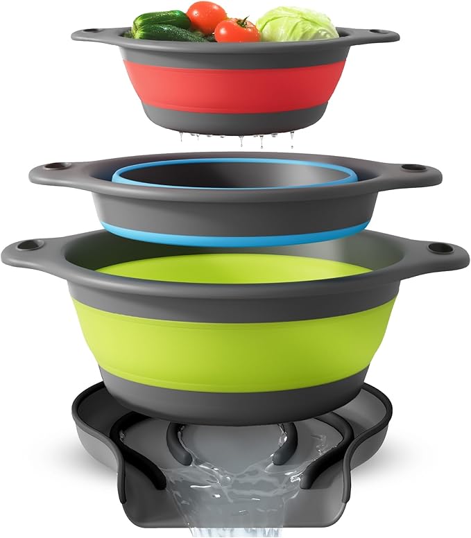 Gevoli Collapsible Colanders - Image 2