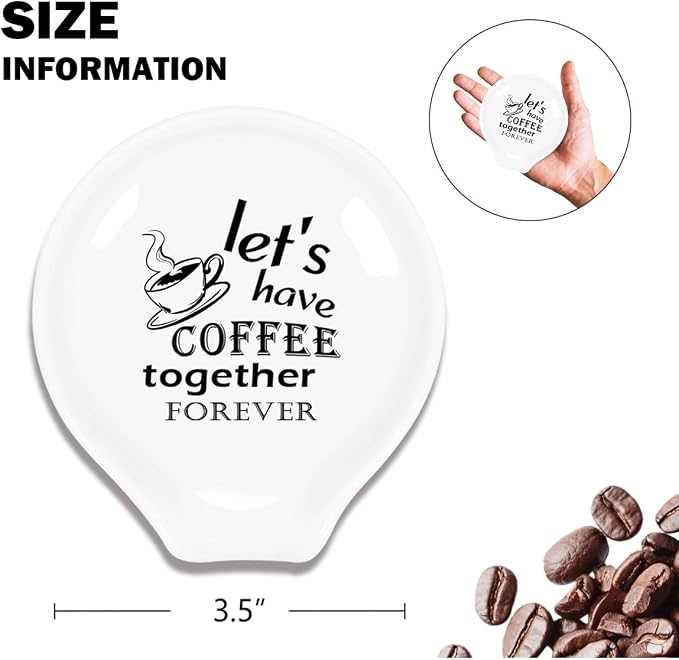 Funny Coffee Spoon Holder-Coffee Spoon Rest-Cafe Bar Station Accessories-Let's - Image 2