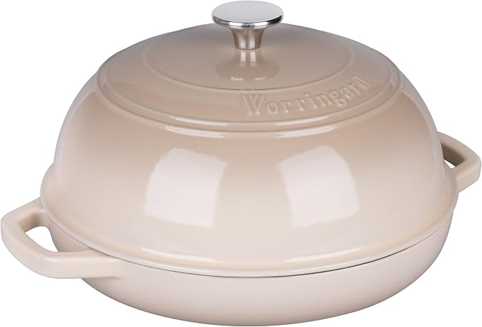 VORRINGARD Enameled Cast Iron Dutch Oven Pot - Image 5