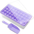 Silicone Ice Cube Tray with Leak-Proof Lid & Storage Bin by CZWLHG