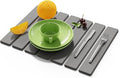 Stone Dish Drying Mat for Kitchen Counter, 15.5''x11.8'' Foldable Quick Dry by AEFLMHealth%C2%B7Home
