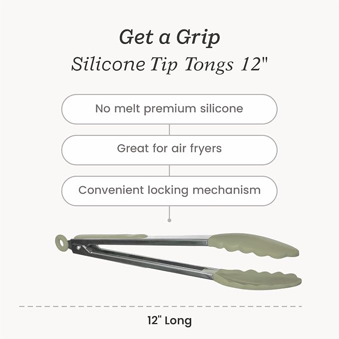 Starpack 'Get a Grip' Silicone Kitchen Tongs - Image 4