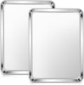 E-far Stainless Steel Baking Sheets, 12.4” x9.7” x 1” Baking Cookie Sheets Pans by E-far