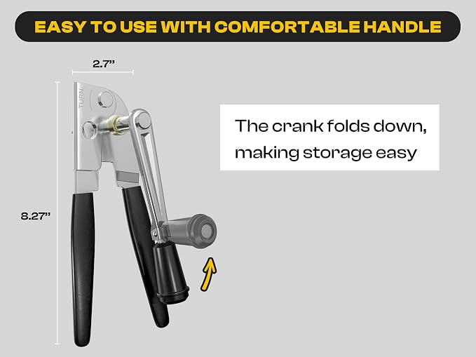 Heavy Duty Can Opener with Magnet – Commercial Can Opener Manual - Image 2