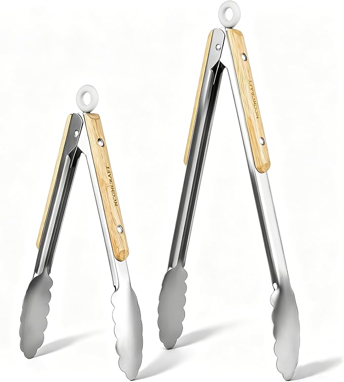 Stainless Steel Kitchen Tongs by Unknown