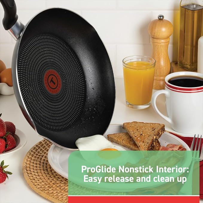 T-fal Initiatives Nonstick Stockpot 8 Quart Oven Safe 350F Cookware, Pots and - Image 2