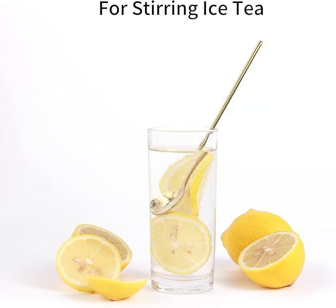 4 PCS 6.7 Inches Coffee/ Tea Spoons Long Handle, Ice Tea, Espresso Stainless - Image 4
