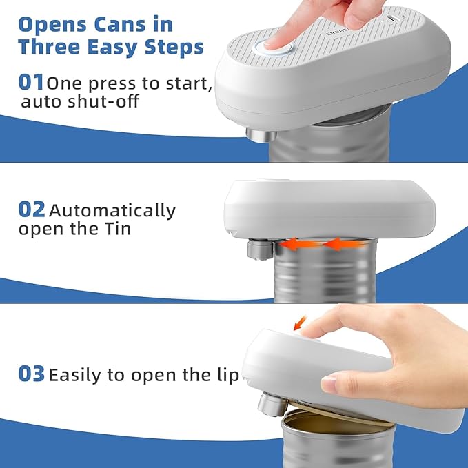 Auto Electric Can Opener, Rechargeable Can Openers - Image 4