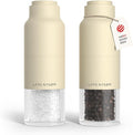 LARS NYSØM Salt and Pepper Grinder Set, Stainless Steel Manual Salt and Pepper by LN