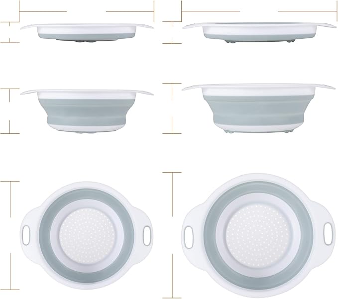 Colander Collapsible, Kitchen Strainer Colander, Collapsible Colander - Image 7