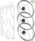 2 Pack Pot-Lid-Organizer, 6-Tier Pots and Pans Lid-Organizer by Unknown