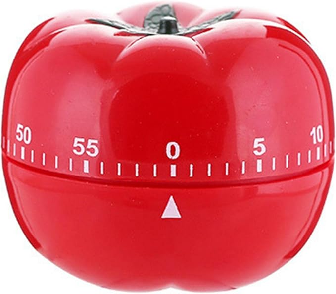 1Pcs Kitchen 60 Minutes Timer, 360 Degree Rotating Tomato Shaped Alarm Timer by Unknown