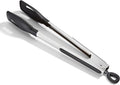 Cuisinart 12" Squared Head Silicone Tongs by Cuisinart