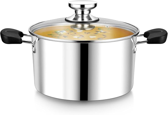 4 Quart 3-Ply Cooking Stock Pot by PPCHEF