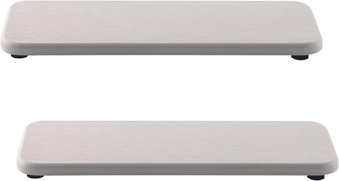 NiuYichee 2 Pcs Water Absorbing Stone Trays, Kitchen/Bathroom Sink Soap Dish by NiuYichee