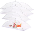 JULBEAR 4 Pcs Extra Large Mesh Food Cover Tent Umbrella Food Screen Covers by JULBEAR