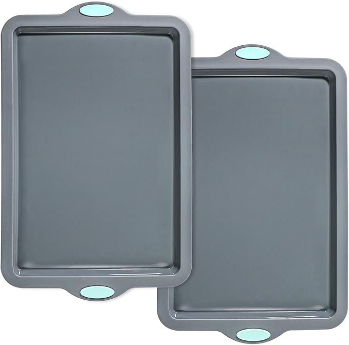 Webake Silicone Sheet Cake Pan, 14 Inch Silicone Sheet Pans 2 Pack Cookie Sheet by Webake