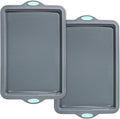 Webake Silicone Sheet Cake Pan, 14 Inch Silicone Sheet Pans 2 Pack Cookie Sheet by Webake