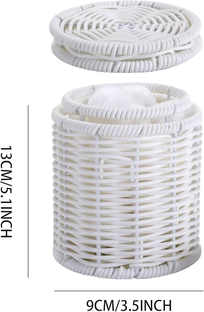 Rattan Jars, Decorative Storage Boxes - Image 2