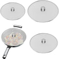 Splatter Screen for Frying Pan, 3 Pack Stainless Steel Extra-Fine Mesh Grease by Unknown