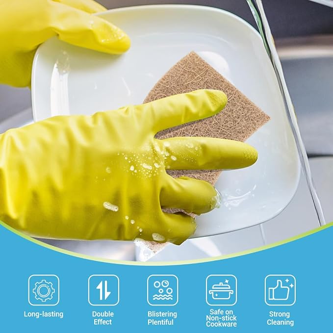 AIDEA Sponges Kitchen, Dish Sponges Non Scratch, Natural Sponge - Image 5