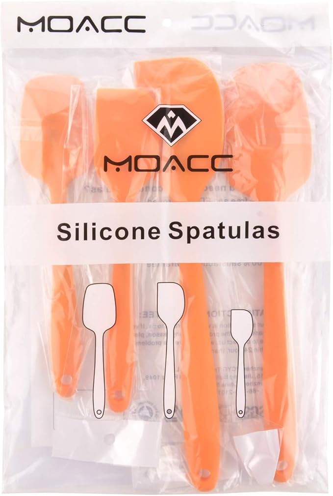 Silicone Spatulas Set, Rubber Spoon Spatula Heat Resistant Spoonula One Piece - Image 6