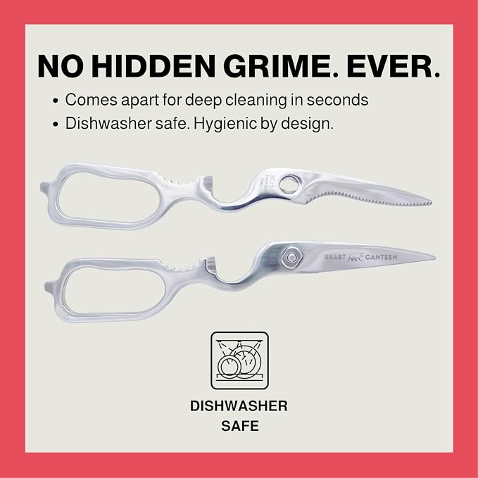 Heavy Duty Kitchen Scissors for Food — All Purpose Cooking Scissors, All - Image 3