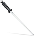 Knife Sharpener Rod, Kitchen Knives Sharpener Carbon Steel Professional Knife by FANERFUN