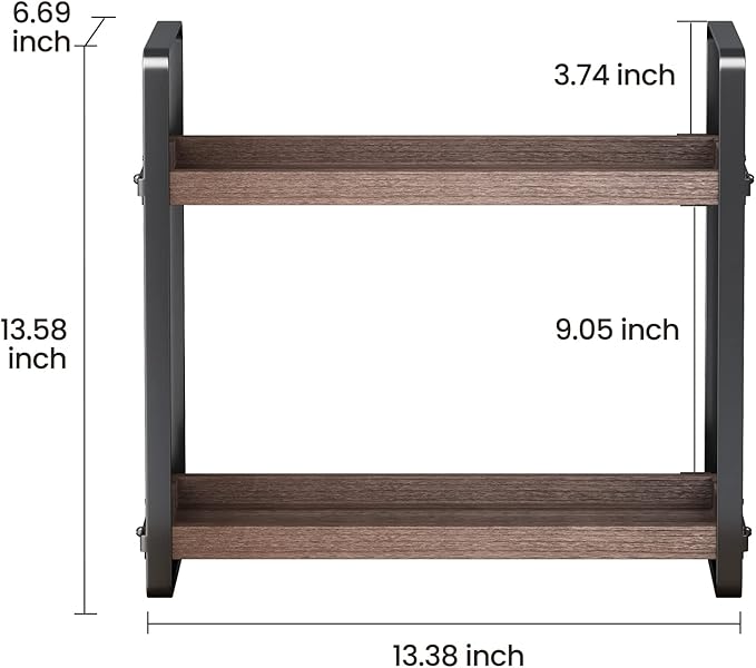 HNRLOY Bathroom Counter Organizer, Bathroom Countertop Organizer, Counter Shelf - Image 3