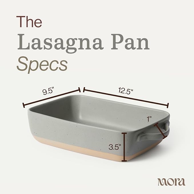 Mora Ceramic Baking Dish with Handles - Image 2