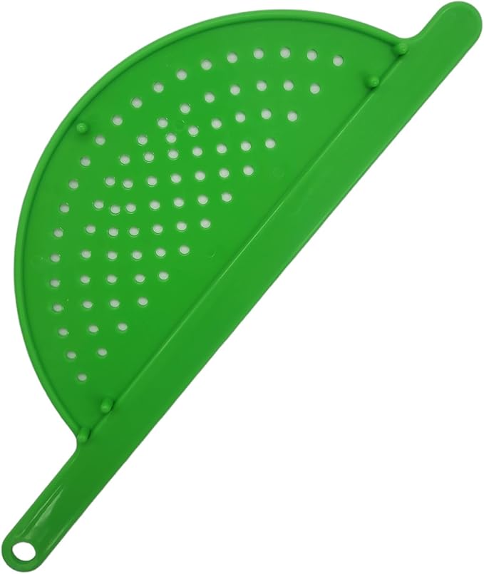 Handy Housewares Handheld Plastic Pot Drainer, Noodle & Pasta Strainer - Image 3